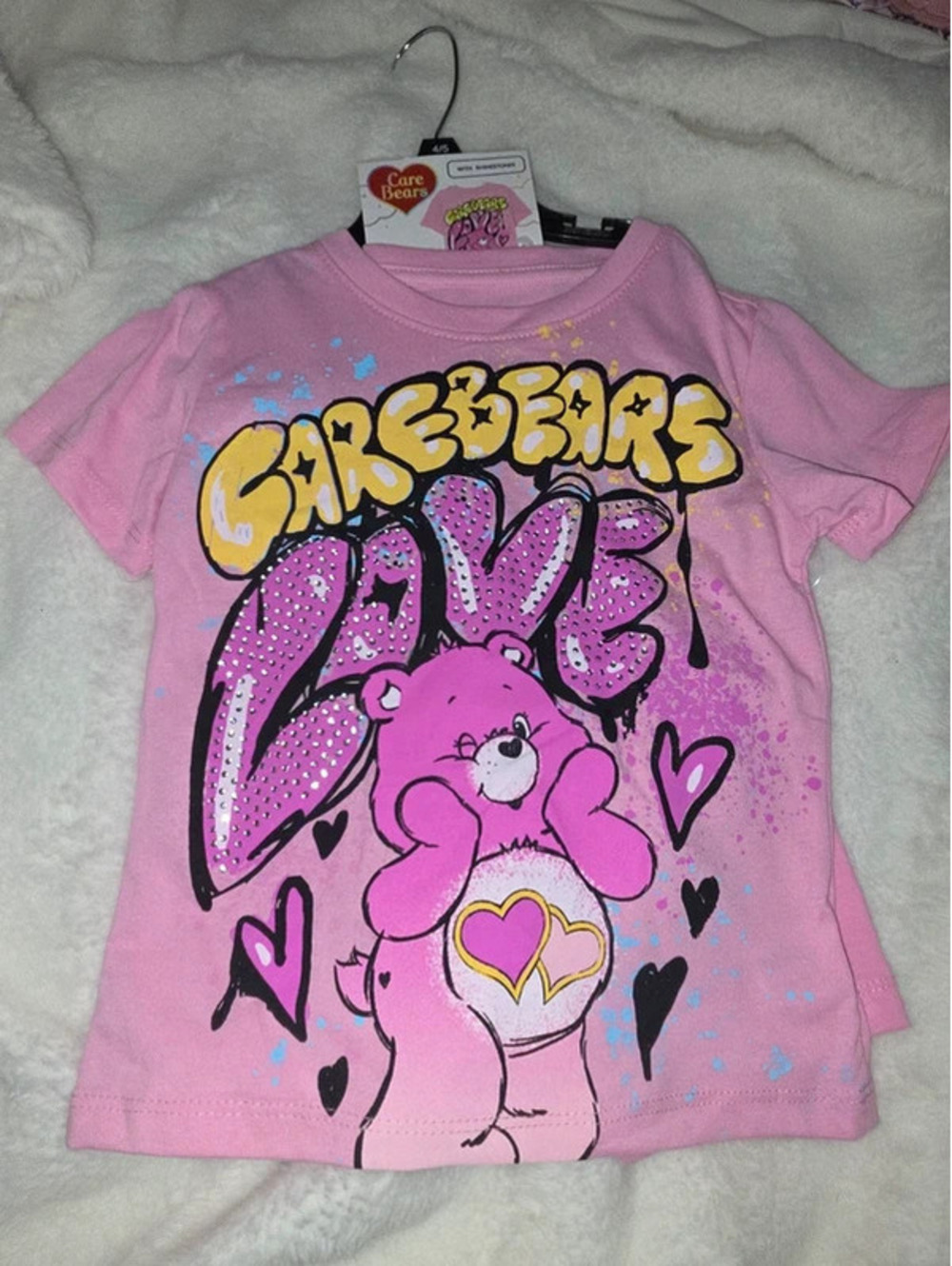 Care bears short set back to school siE 4/5
